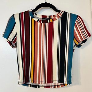 Multicolor Striped Tee